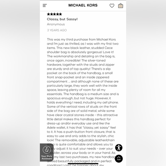 MICHAEL Michael Kors Cece Medium Studded Leather Convertible Shoulder Bag - Picture 7 of 17